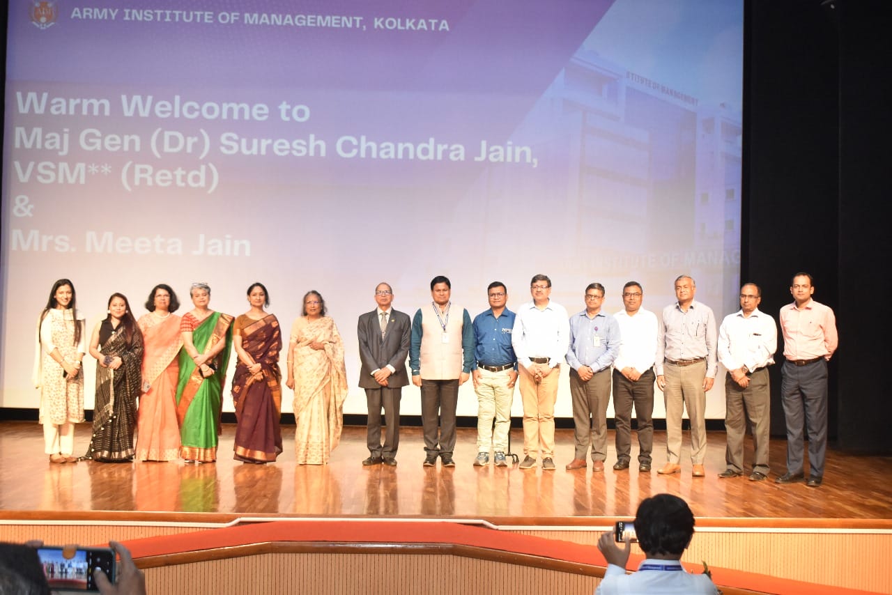 Visit of Mrj Gen(Dr) Suresh Chandra Jain, VSM**(Retd)