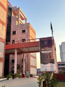 A view of the Acad Block on the Reunion Day